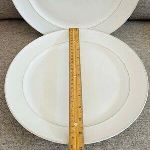 Set of 2 Pottery Barn Cambria Replacement Dinner / Chop Plates 11 3/4